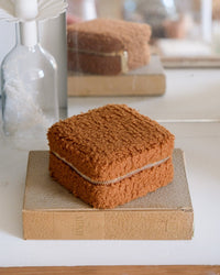 Boîte à bijoux de voyage Corinne en moumoute - outlet