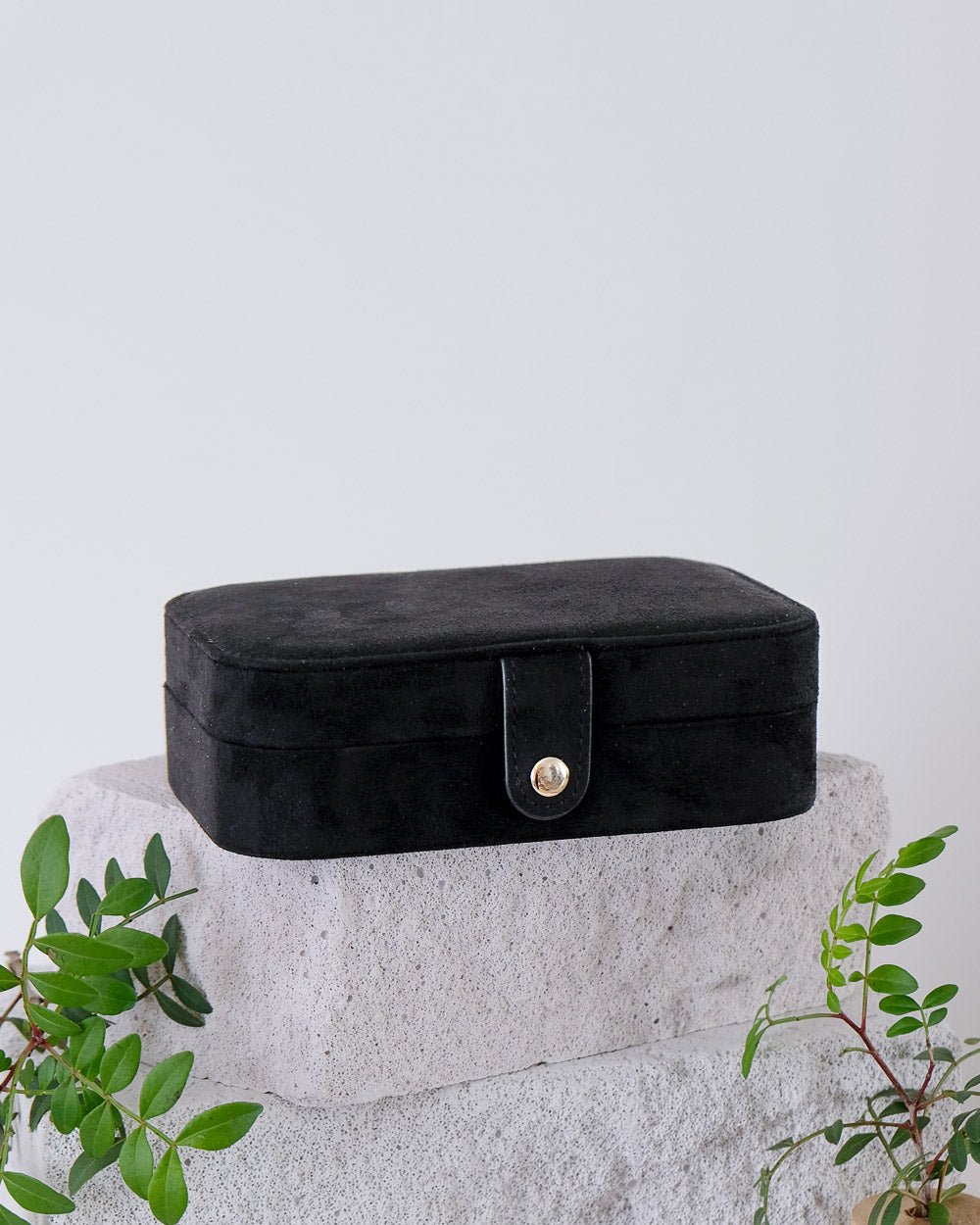 Brigitte Velvet Travel Jewelry Box