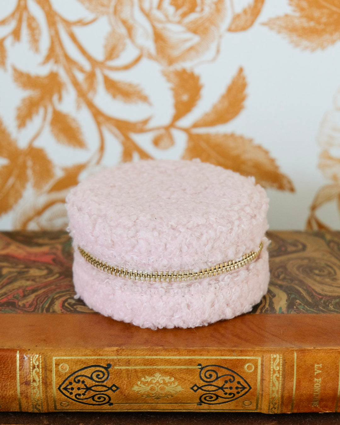 Boîte à bijoux de voyage Yvonne en moumoute