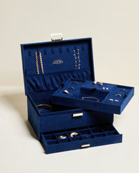Boîte à bijoux Denise en velours