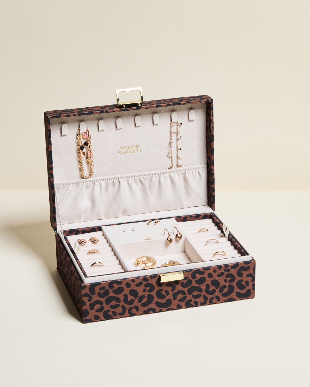 Boîte à bijoux Louise Léopard
