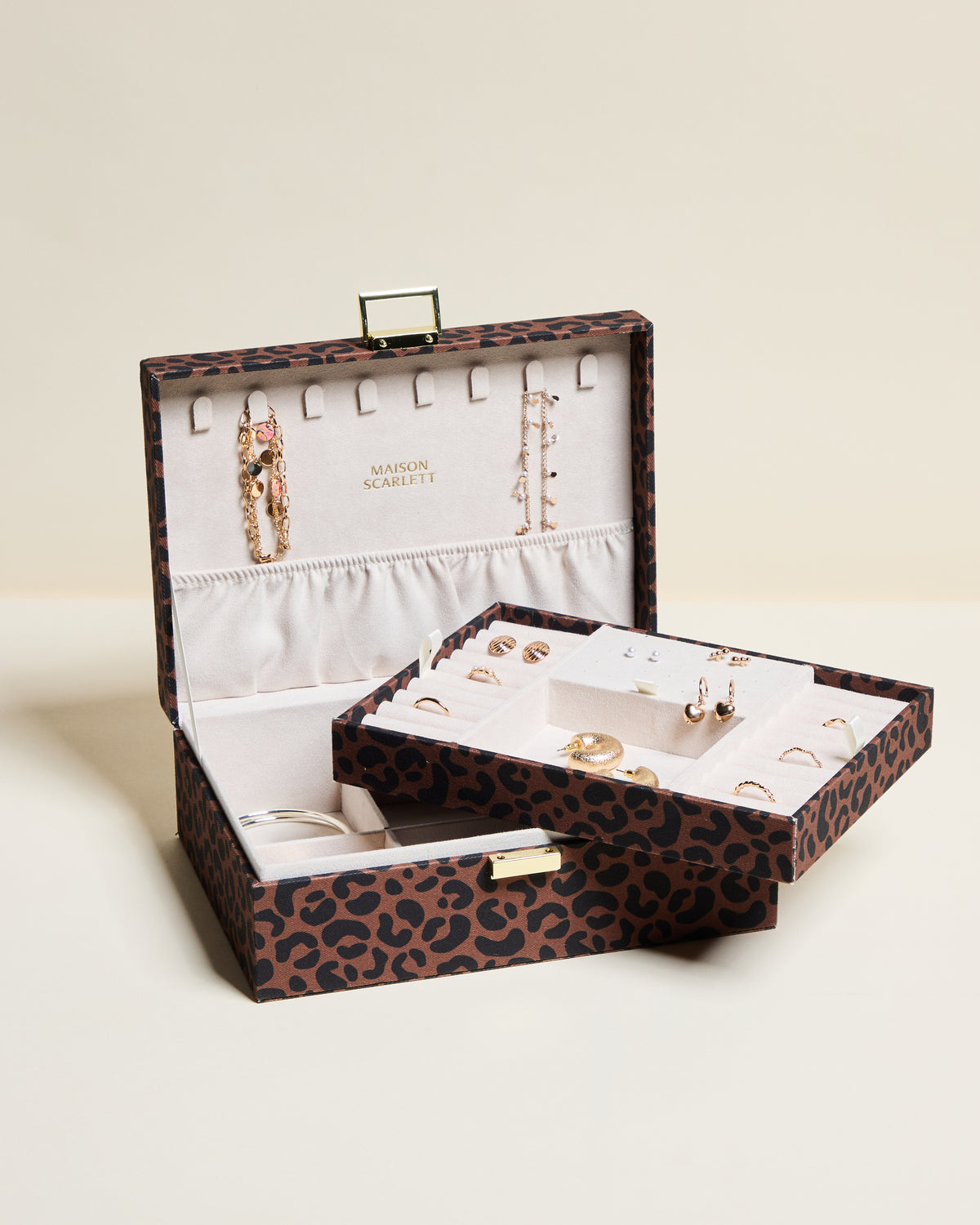 Boîte à bijoux Louise Léopard