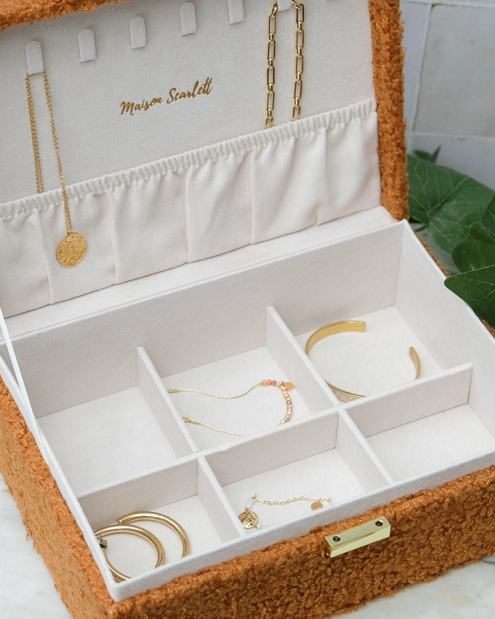 Boîte à bijoux Louise en moumoute - outlet