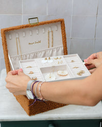 Boîte à bijoux Louise en moumoute - outlet