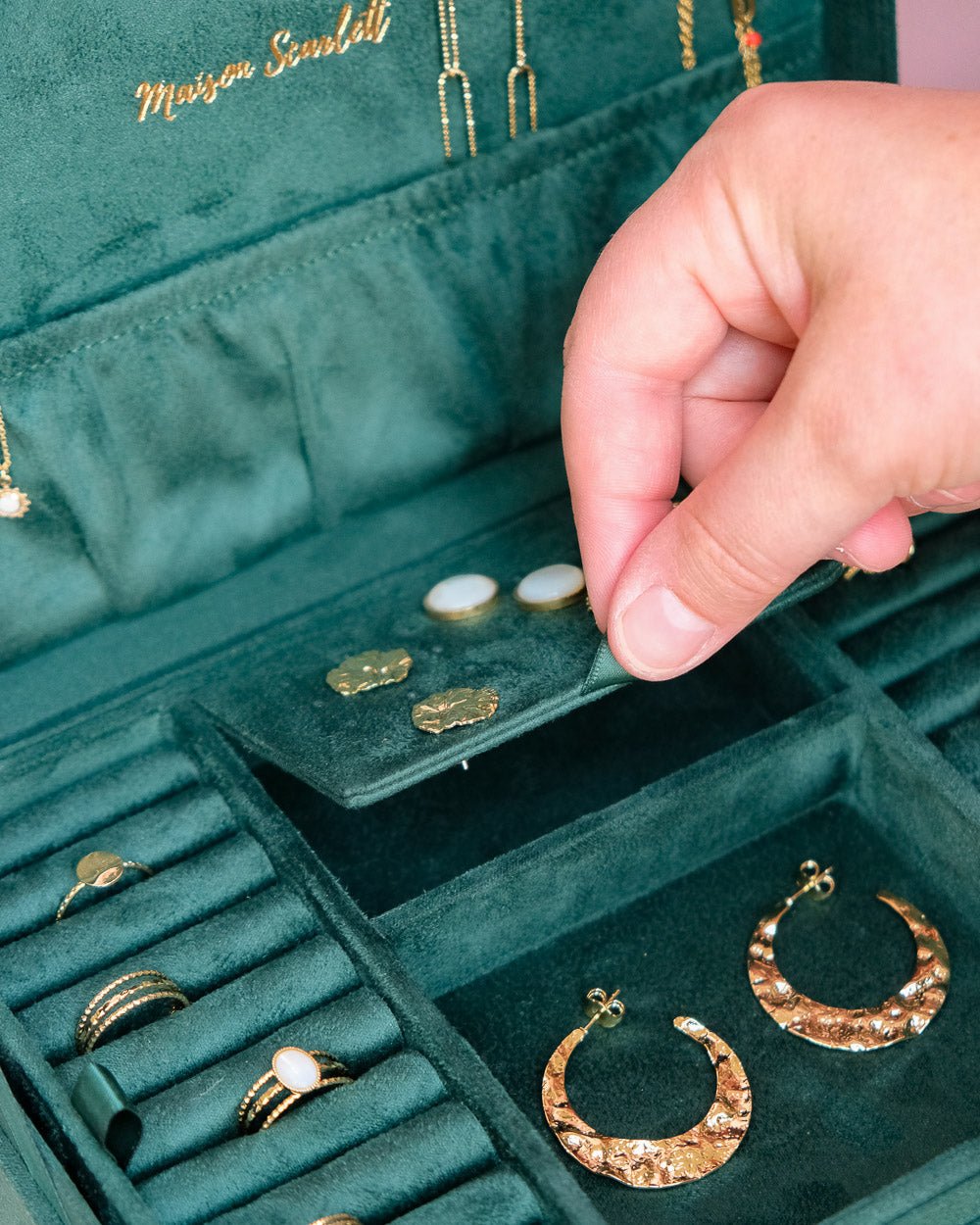 Lot De 2 Petites Boîtes Cadeaux Fantaisie Pour Collier, Bracelet