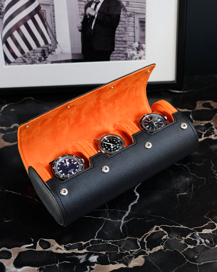 Scatola per orologi da viaggio James a 3 slot