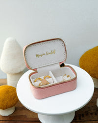 Mini boîte à bijoux de voyage Marie en velours - outlet