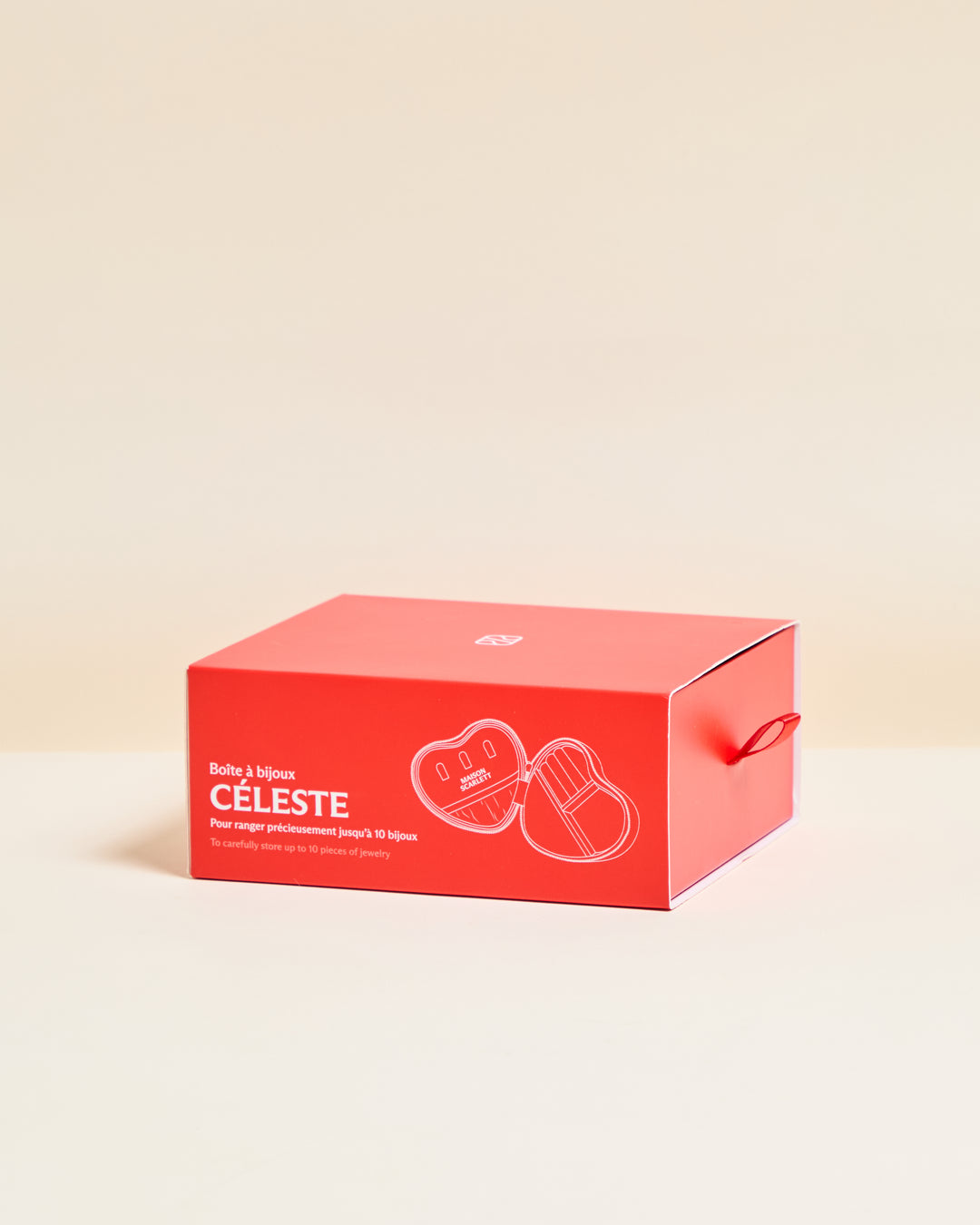 Boîte à bijoux cœur Céleste