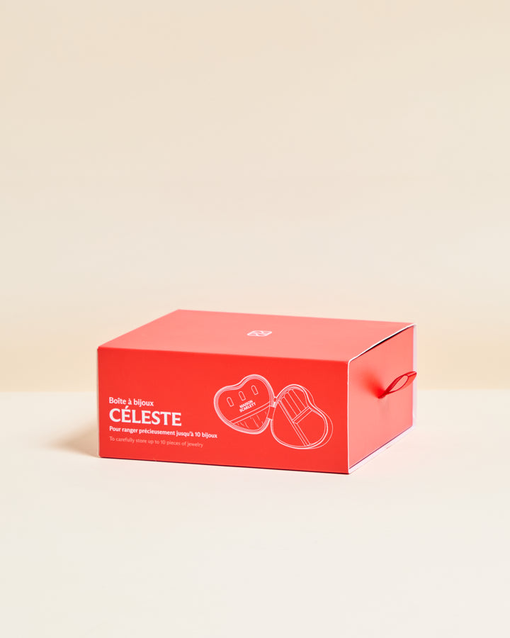 Boîte à bijoux cœur Céleste