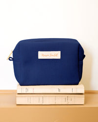 Trousse de toilette Charlotte en velours côtelé - outlet