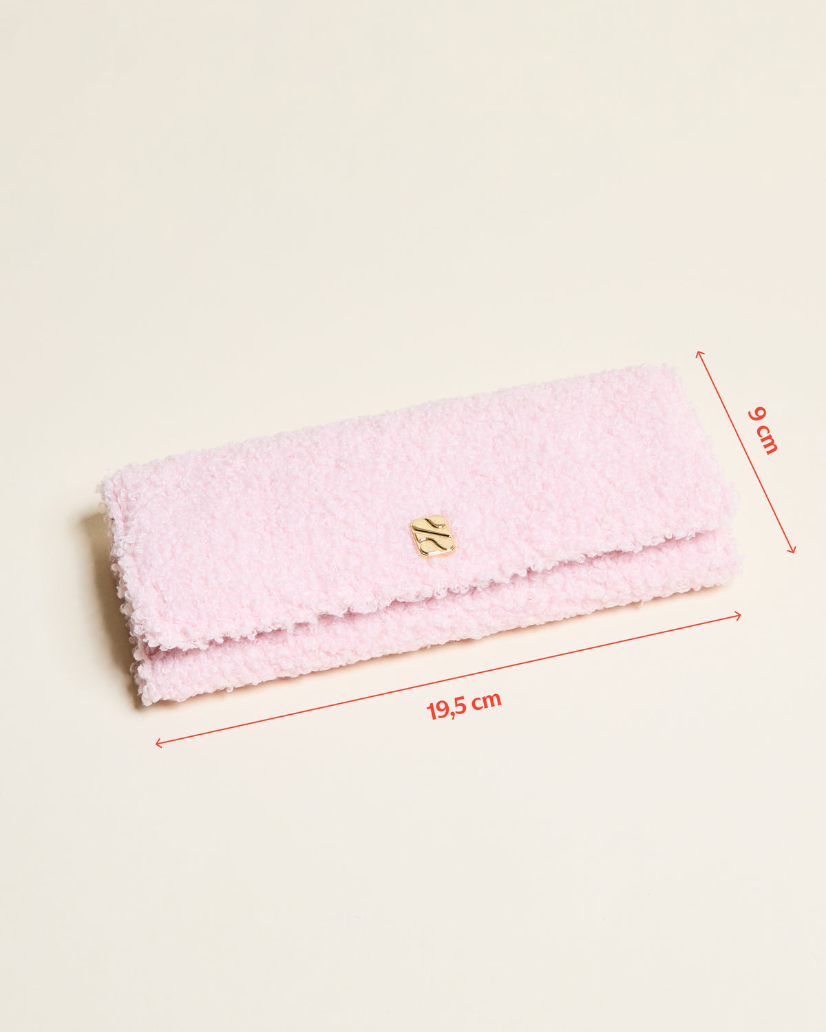 Pochette à bijoux Catherine en bouclette