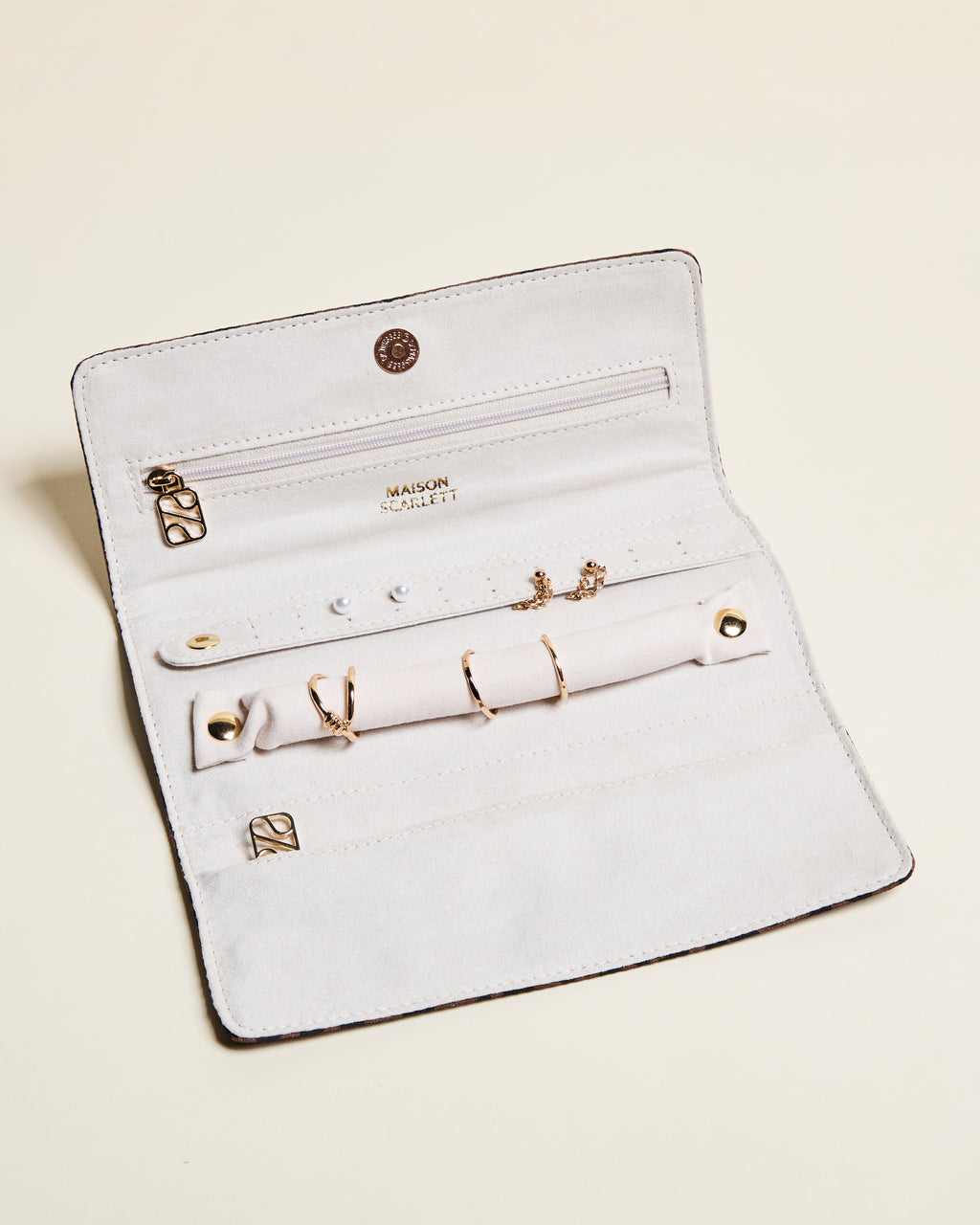 Pochette à bijoux Catherine Léopard