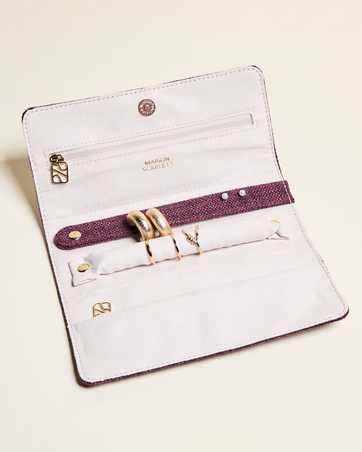 Pochette à bijoux Catherine en lin