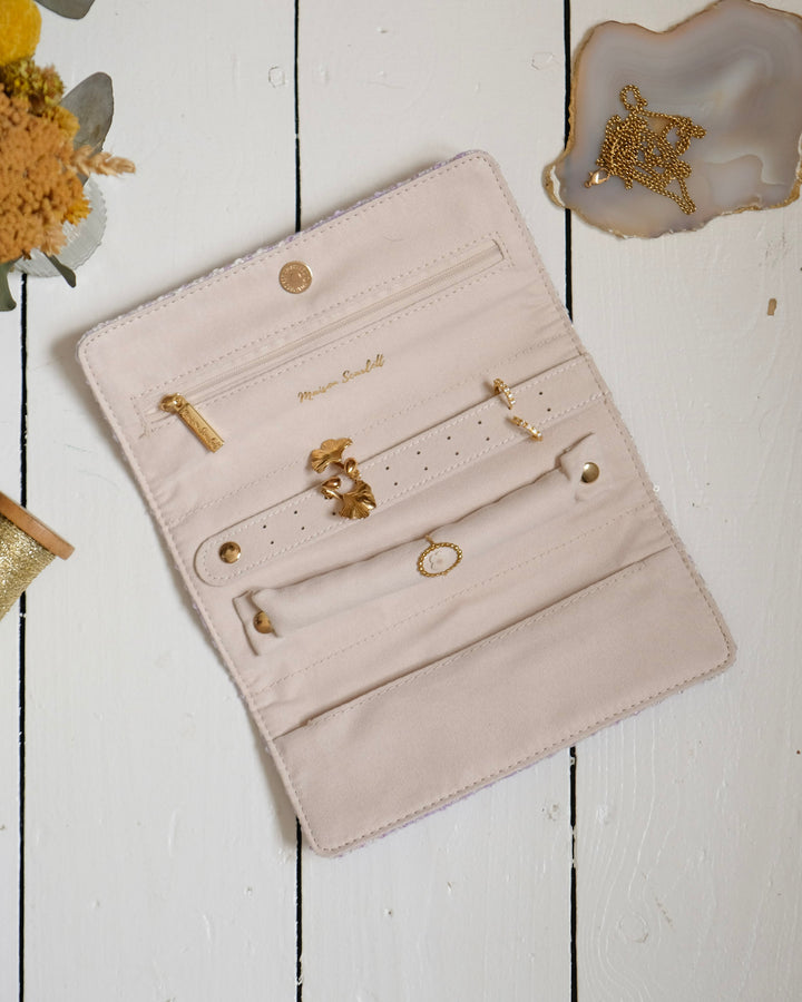 Portagioie Catherine con motivo pied de poule