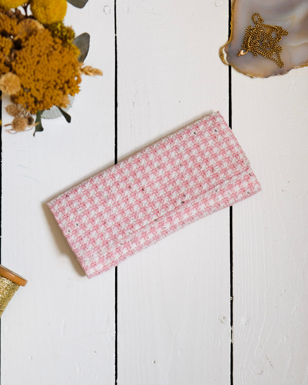 Portagioie Catherine con motivo pied de poule