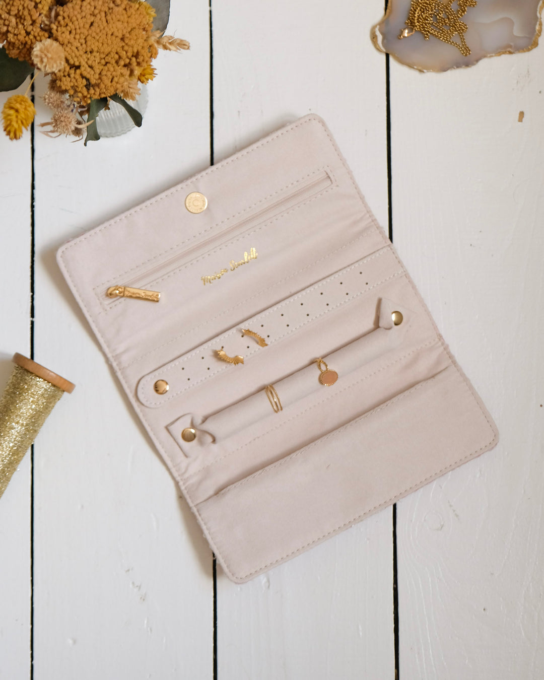 Portagioie Catherine con motivo pied de poule