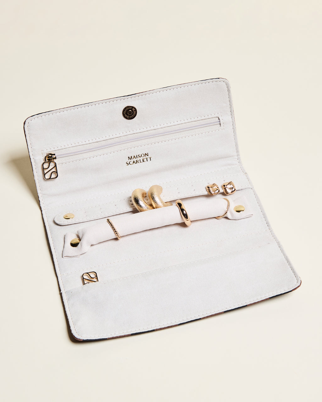 Pochette à bijoux Catherine Rayures