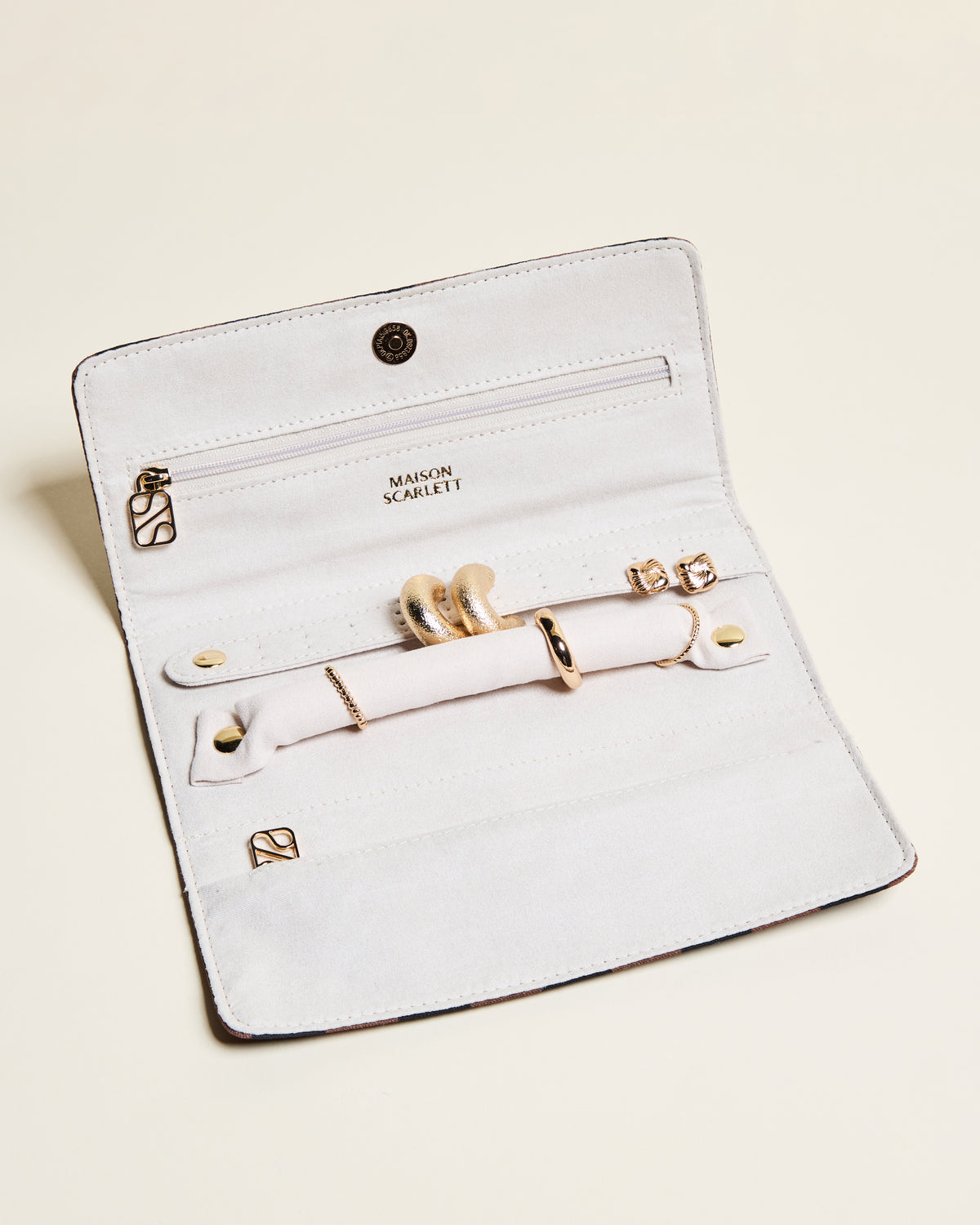 Pochette à bijoux Catherine Rayures