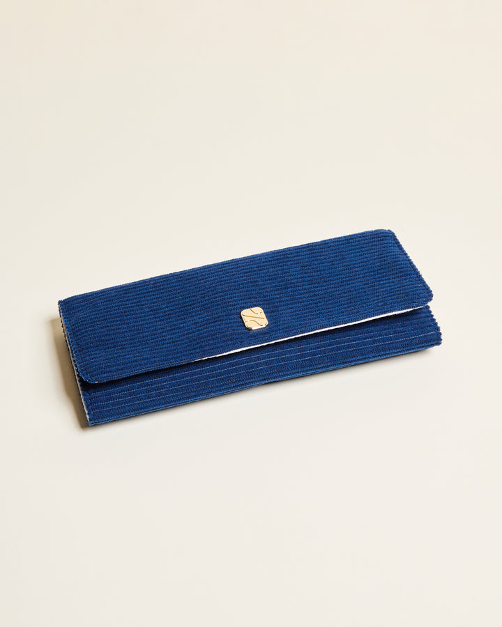 Pochette à bijoux Catherine en velours côtelé