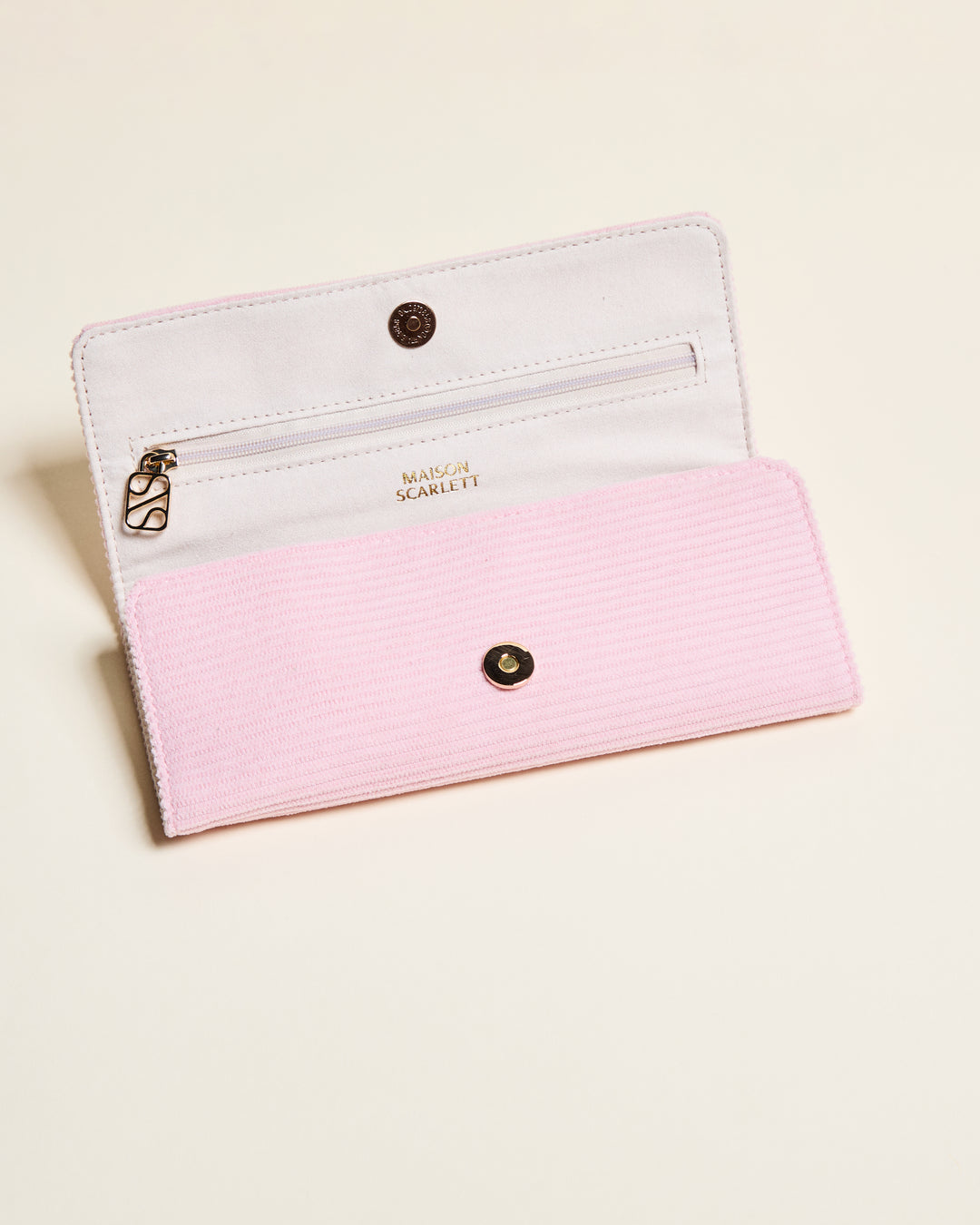 Pochette à bijoux Catherine en velours côtelé