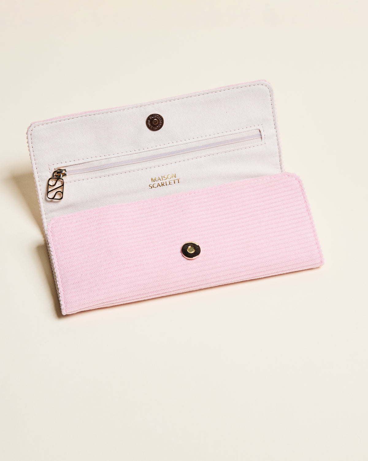 Pochette à bijoux Catherine en velours côtelé