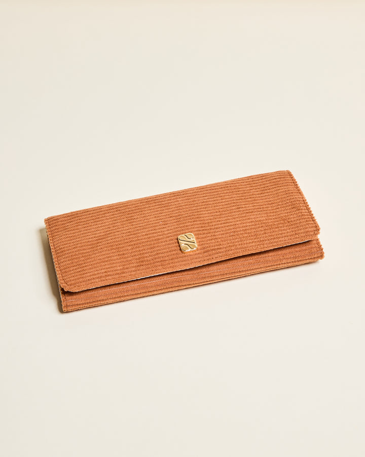 Pochette à bijoux Catherine en velours côtelé