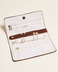 Pochette à bijoux Catherine en velours côtelé