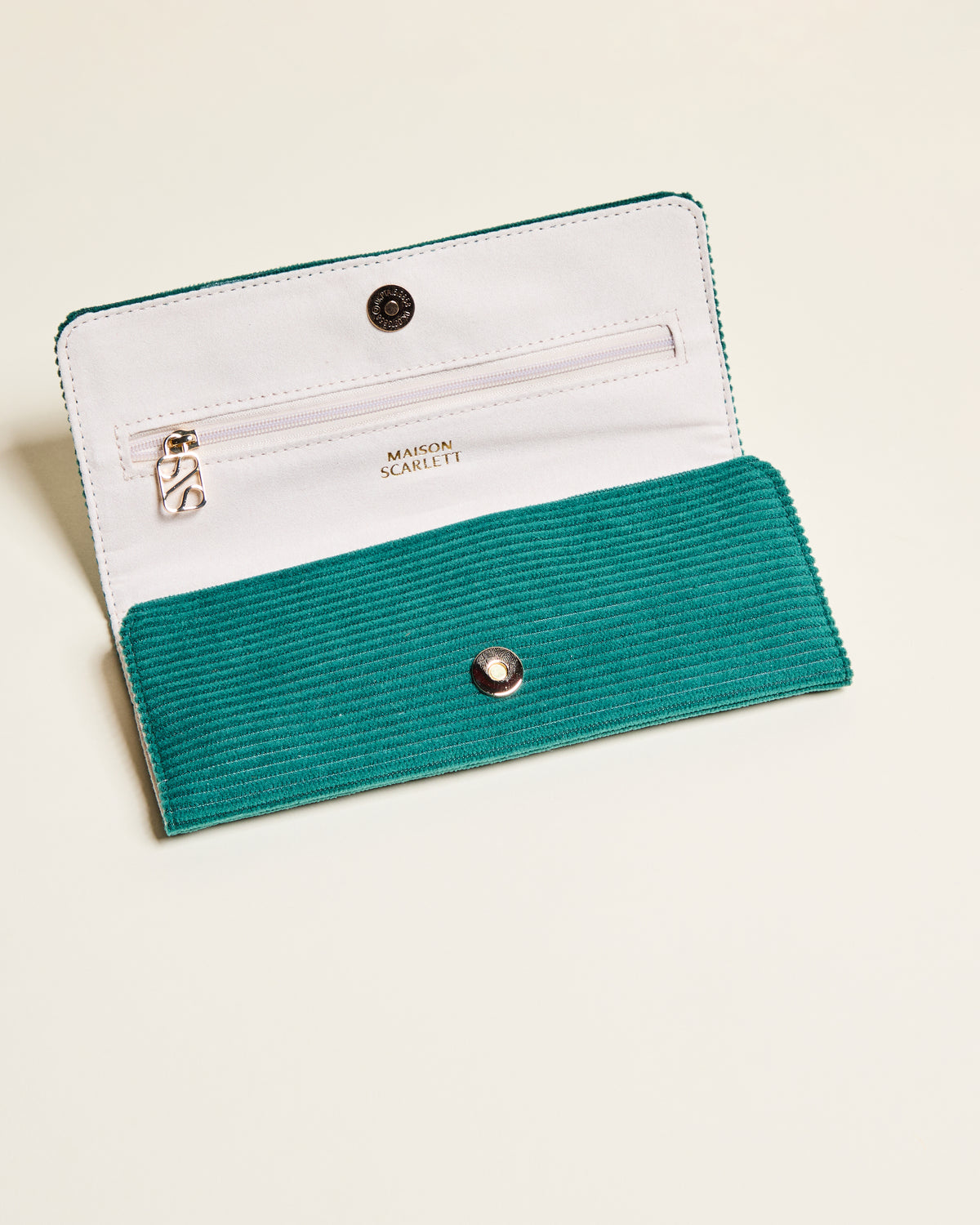 Pochette à bijoux Catherine en velours côtelé