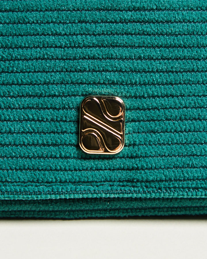 Pochette à bijoux Catherine en velours côtelé