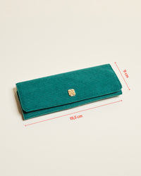 Pochette à bijoux Catherine en velours côtelé