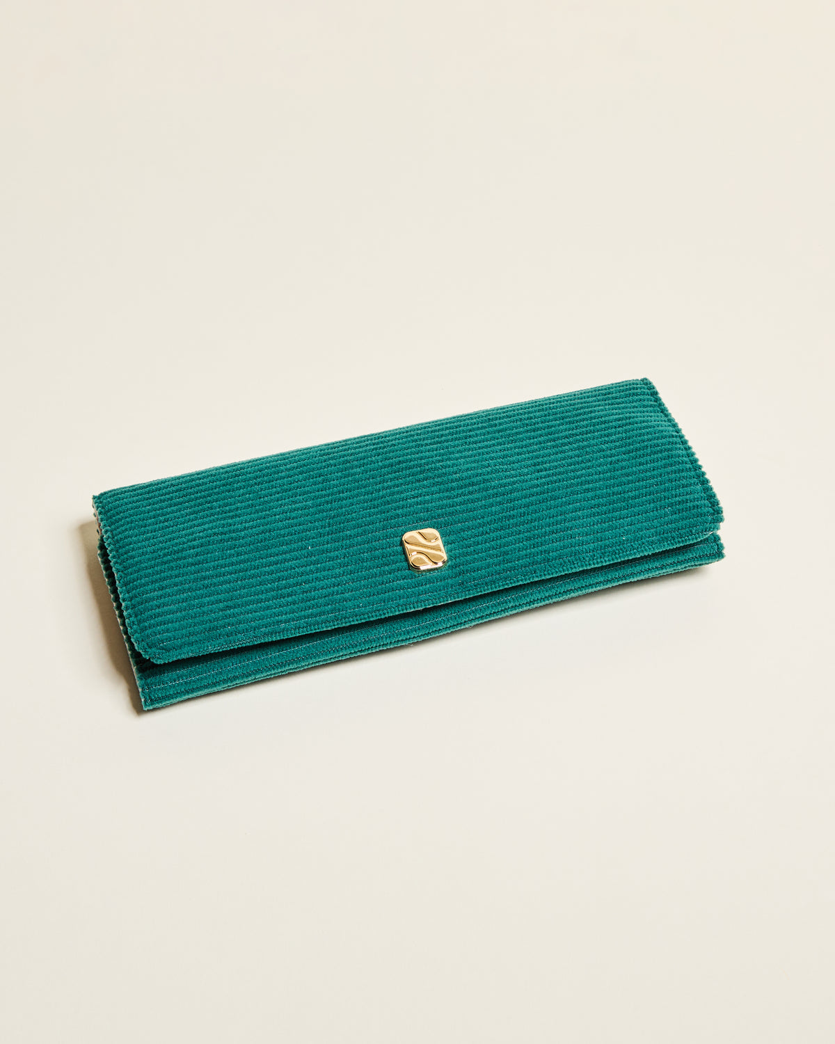 Pochette à bijoux Catherine en velours côtelé
