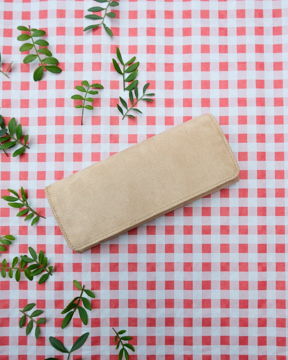 Catherine velvet travel jewelry pouch