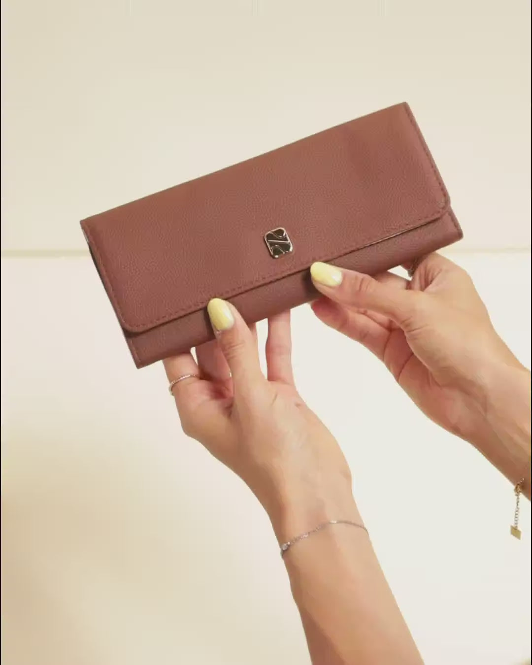 Pochette à bijoux Catherine en velours côtelé