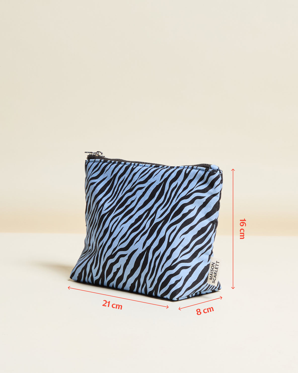 Trousse de toilette Adélaïde Zèbre