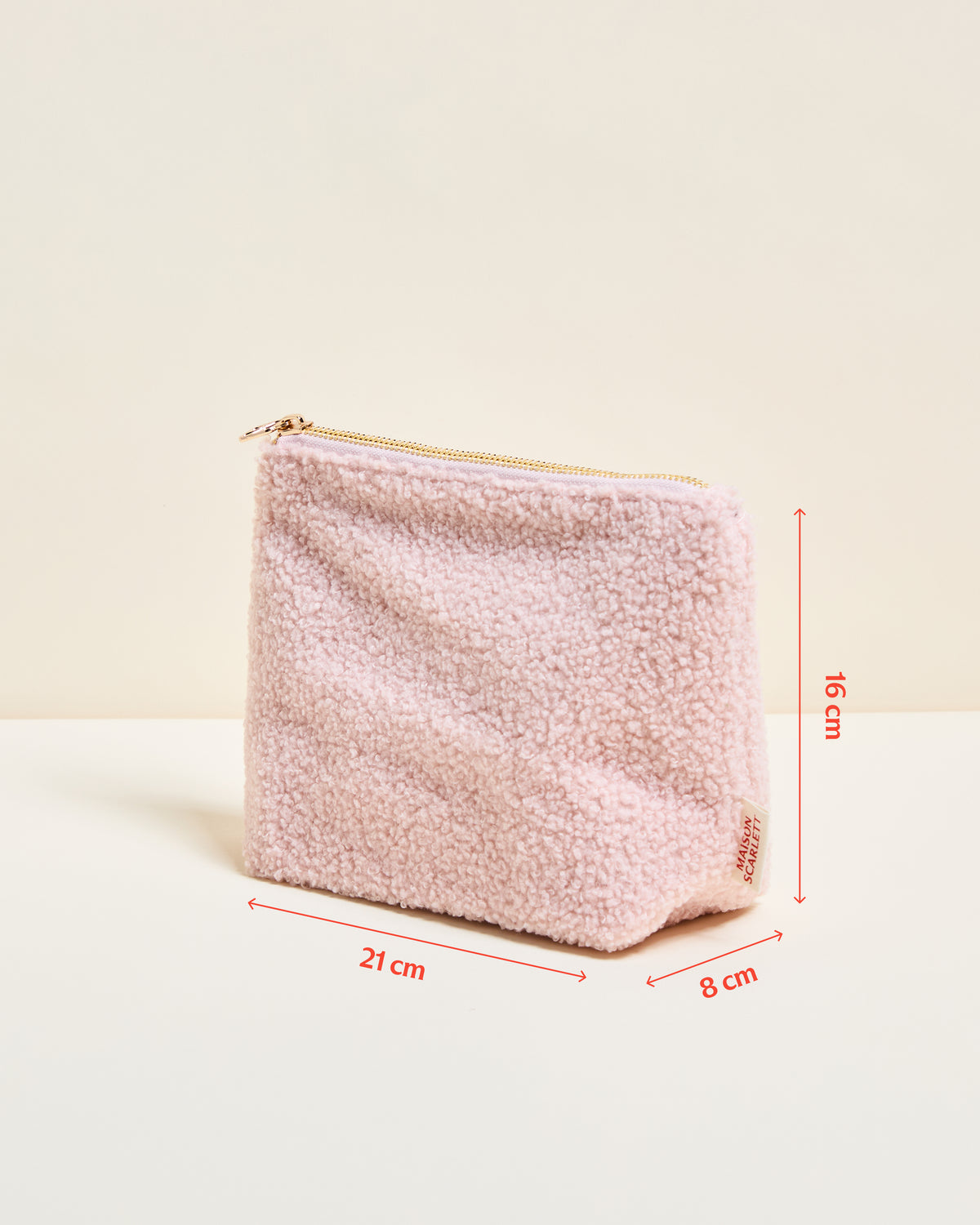 Trousse de toilette Adélaïde en bouclette