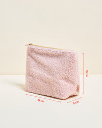 Trousse de toilette Adélaïde en bouclette