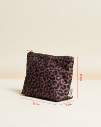 Trousse de toilette Adélaïde Léopard