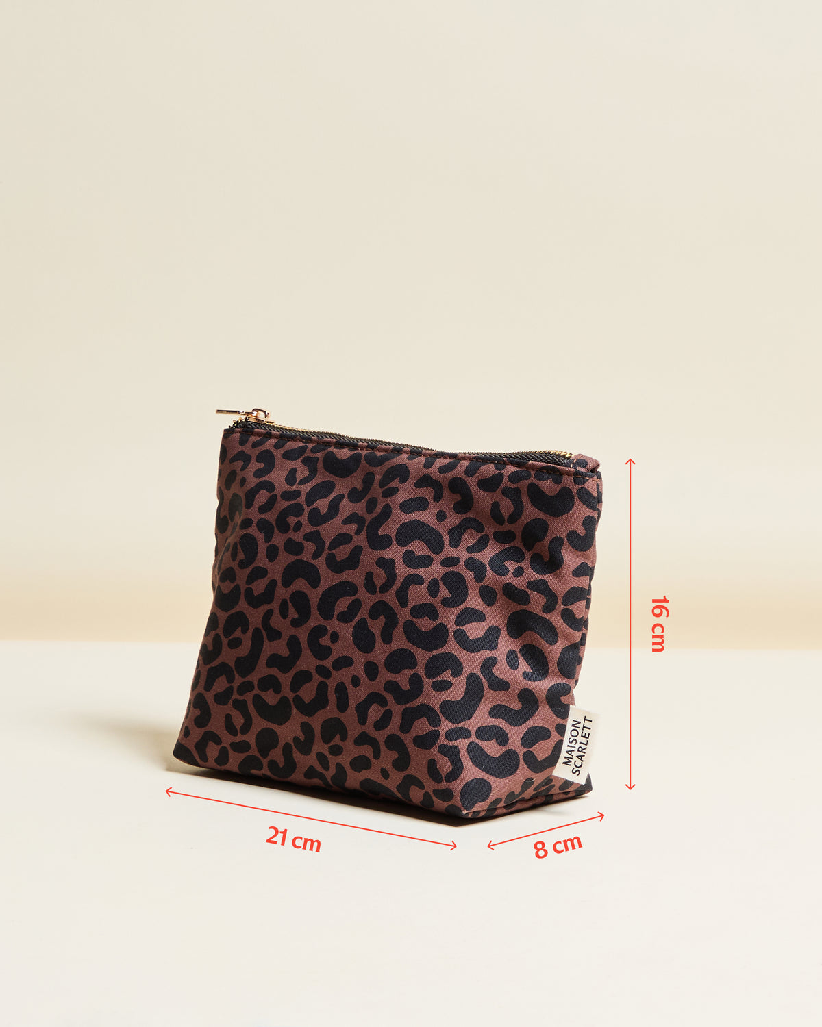 Trousse de toilette Adélaïde Léopard
