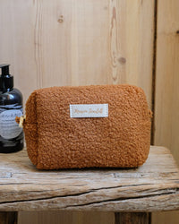 Trousse de toilette Charlotte en moumoute - outlet