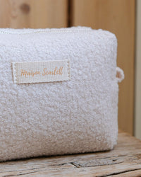 Trousse de toilette Charlotte en moumoute - outlet