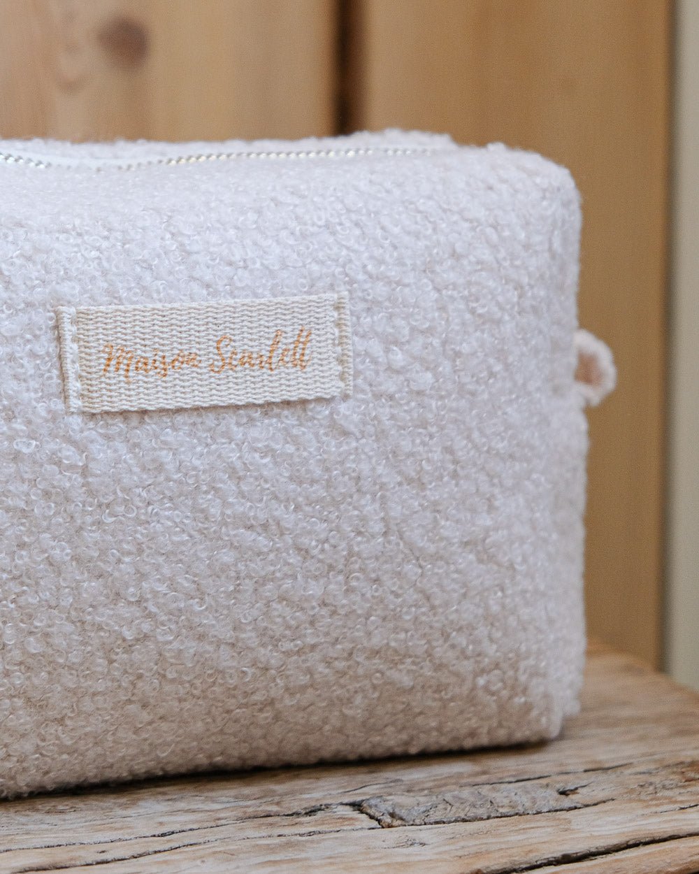 Trousse de toilette Charlotte en moumoute - outlet