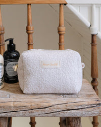 Trousse de toilette Charlotte en moumoute - outlet