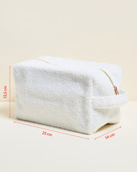 Trousse de toilette Charlotte en bouclette