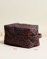 Trousse de toilette Charlotte Léopard