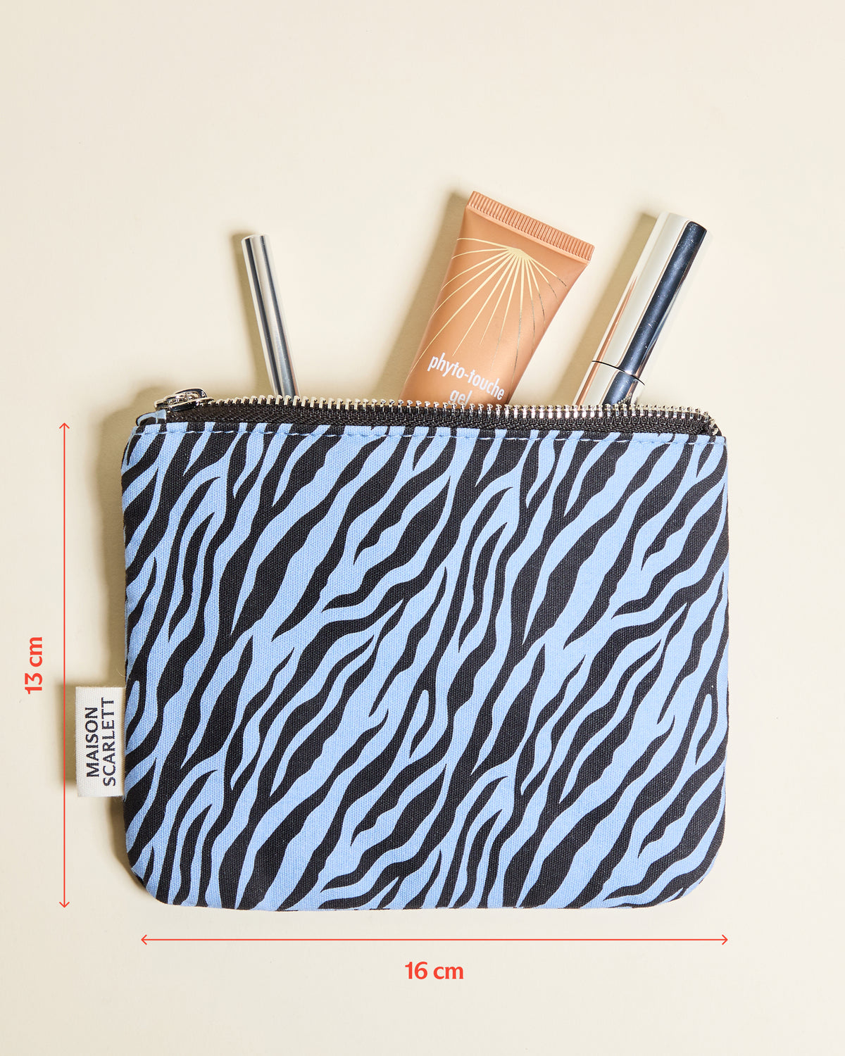 Trousse de toilette Gabrielle Zèbre