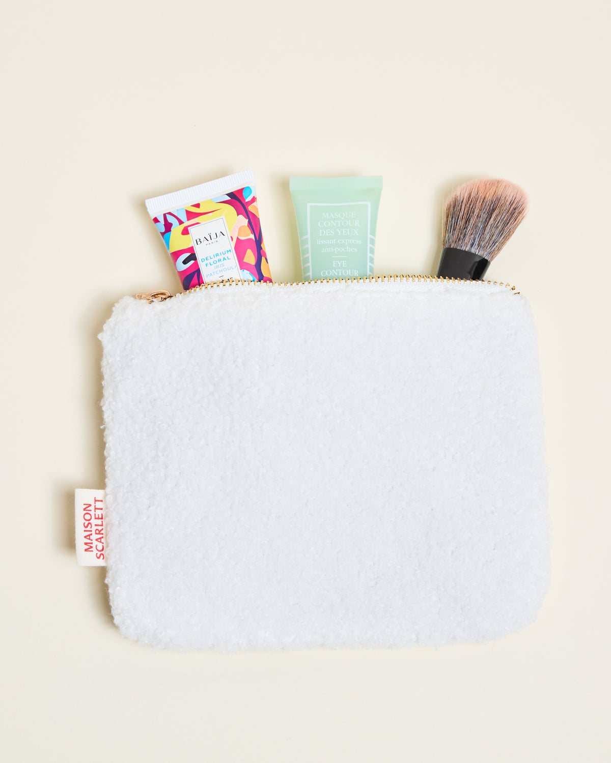 Trousse de toilette Gabrielle en bouclette