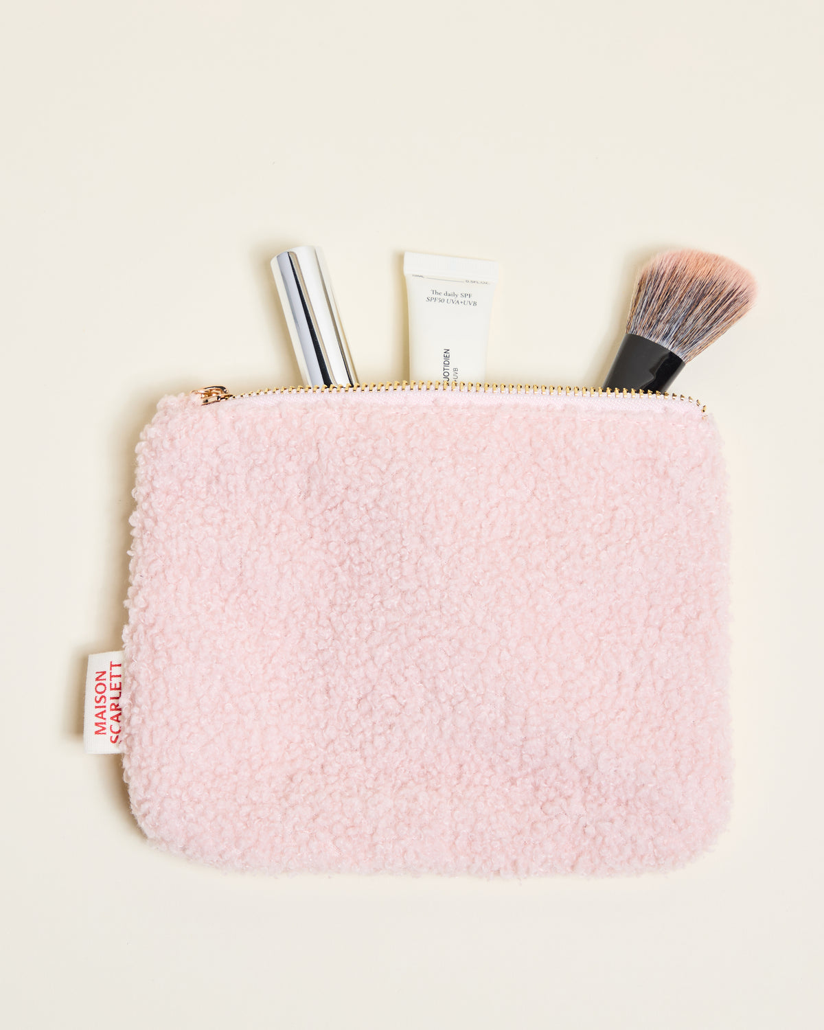 Trousse de toilette Gabrielle en bouclette