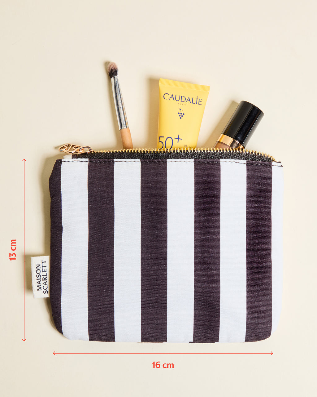 Trousse de toilette Gabrielle Rayures