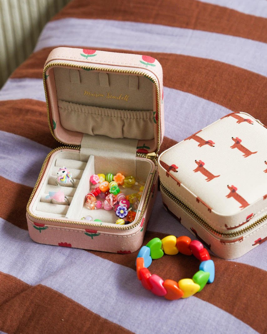 Boîte à bijoux de voyage Corinne Teckels