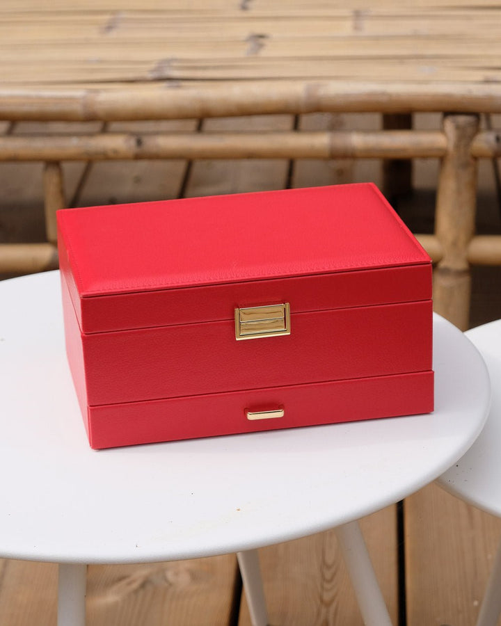 Denise Leather Jewelry Box